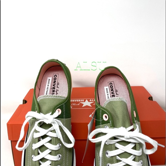 Converse Chuck 70 Low Canvas Street Sage Green Csaual Shoes Men’s Size 168931C - Picture 4 of 10